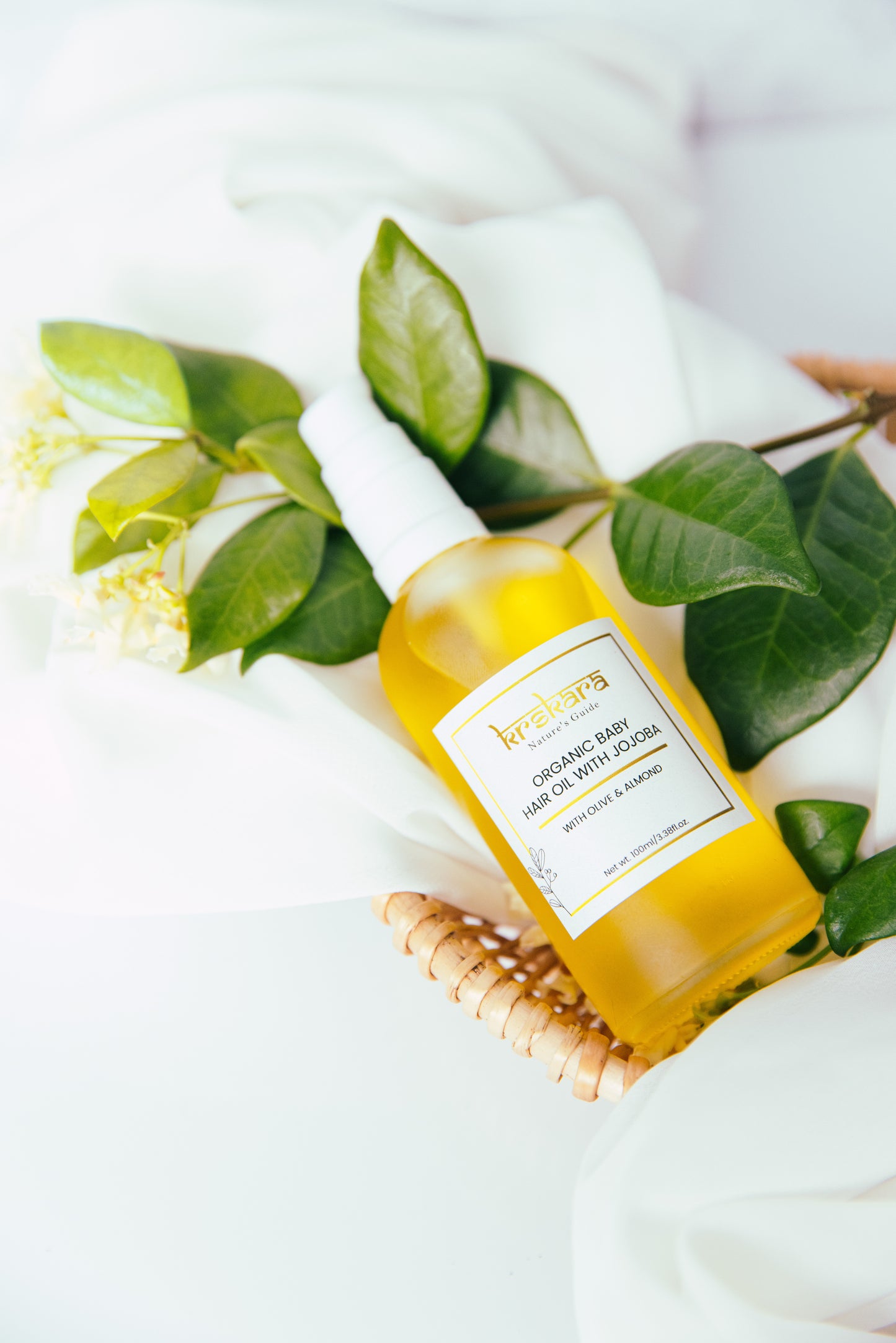 Organic Baby Hair Oil with Jojoba