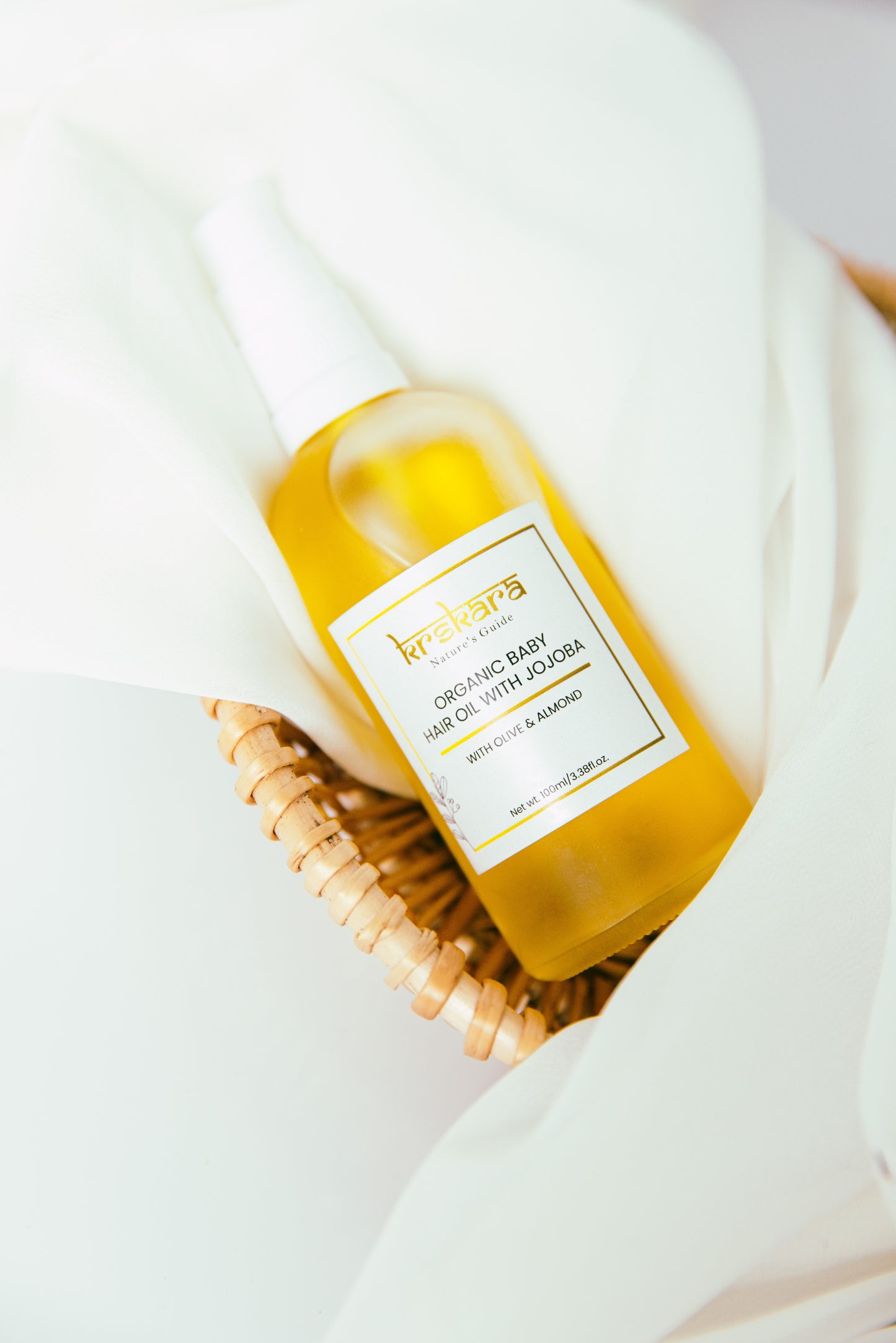 Organic Baby Hair Oil with Jojoba