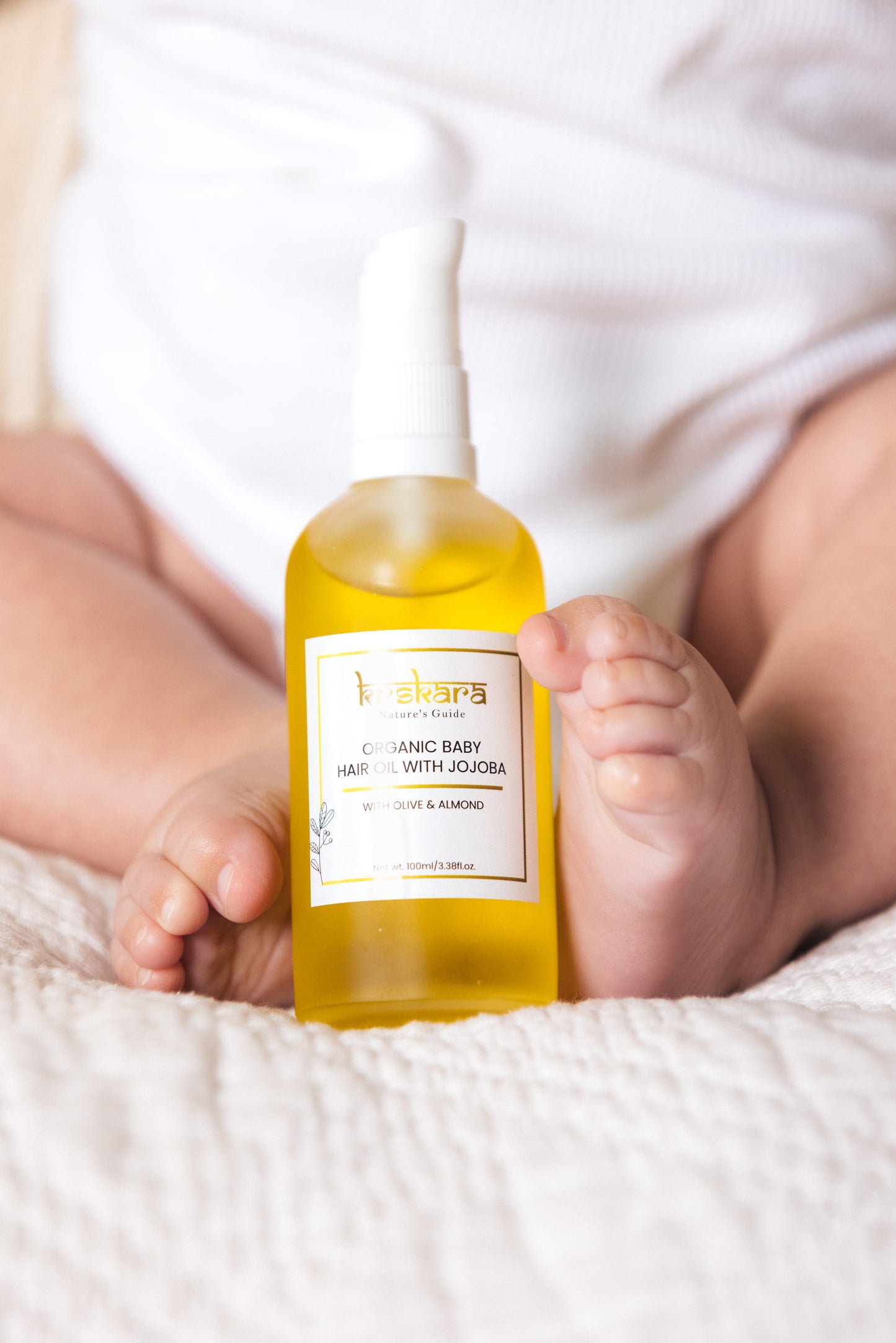 Organic Baby Hair Oil with Jojoba