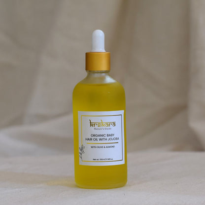 Organic Baby Hair Oil with Jojoba